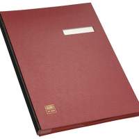 ELBA signature folder 400001006 DIN A4 20 compartments PVC red