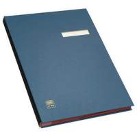 ELBA signature folder 400000997 DIN A4 20 compartments PVC blue